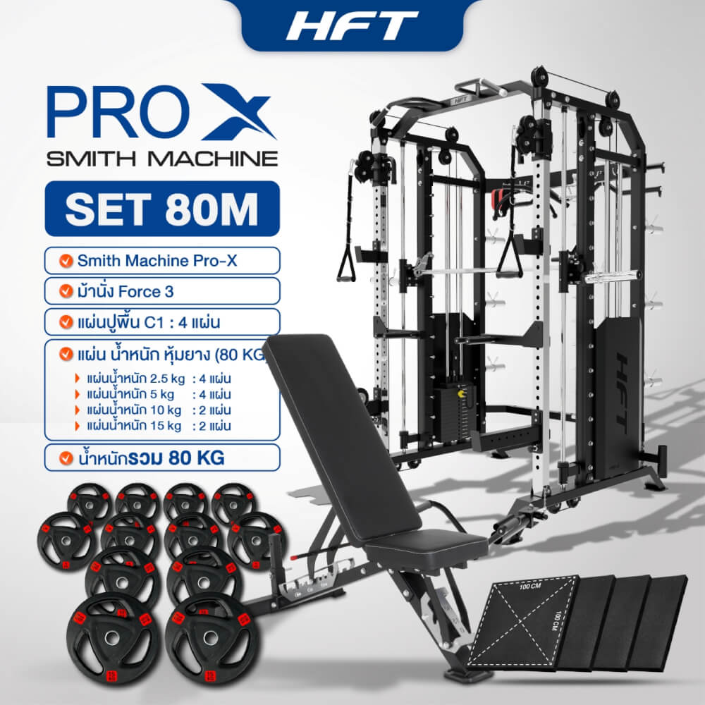 สมิทแมชชีน HOMEFITTOOLS รุ่น PRO-X SET 80M